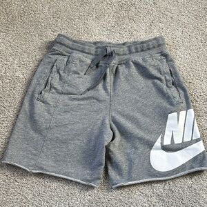 Nike Heather Gray Athletic Shorts